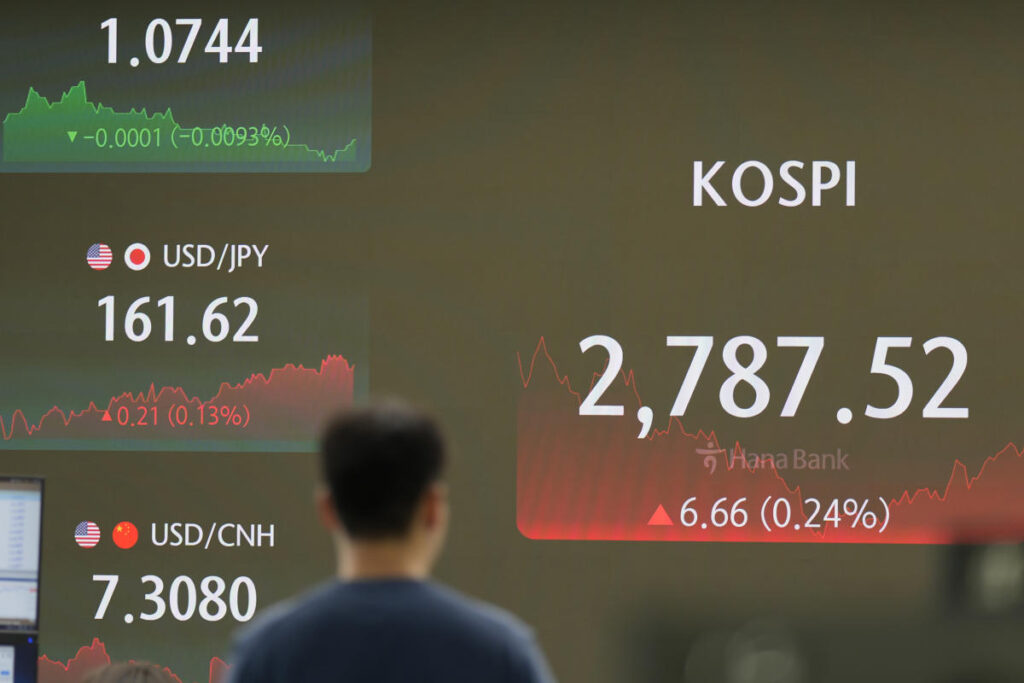 Asian shares mostly rise, boosted by Wall Street records as Tesla zooms