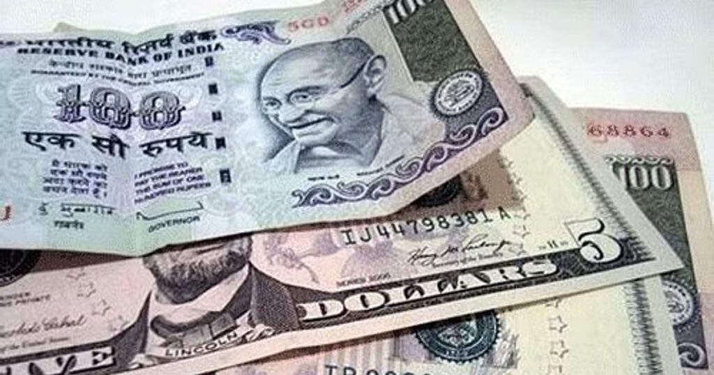 Rupee falls 2 paise to close at 83.97 against US dollar