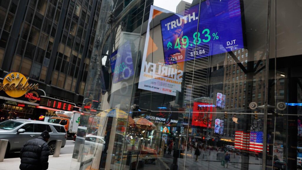 US-Börse: Aktie von Trump Media fällt nach TV-Duell deutlich