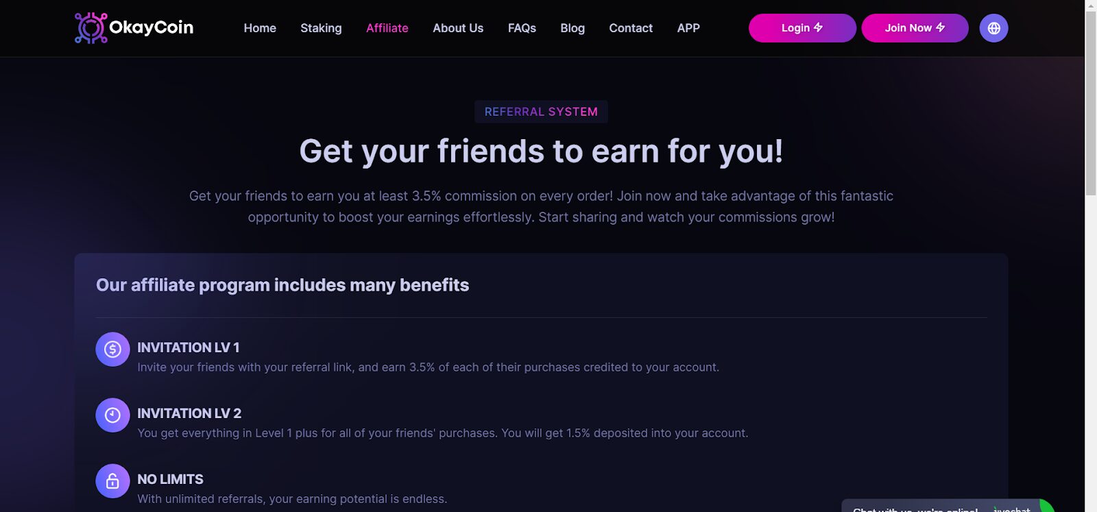 okaycoin referral program