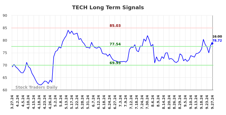 TECH Long Term Analysis for September 28 2024