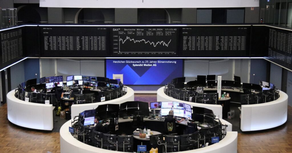 European shares end marginally lower as energy stocks drop