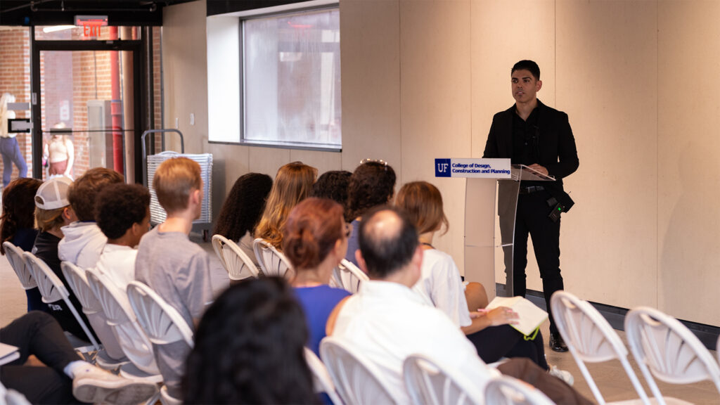 Capablanca Returns Home to Inspire Students – UF College of Design, Construction and Planning