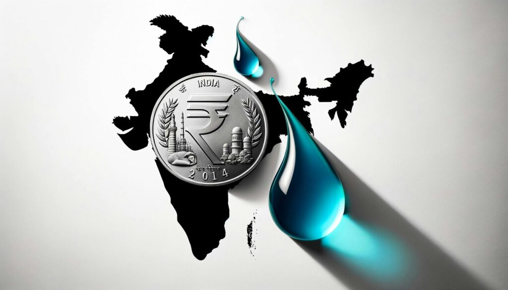 Indian Rupee Dips Below 84, Pressured By Oil And Investor Moves