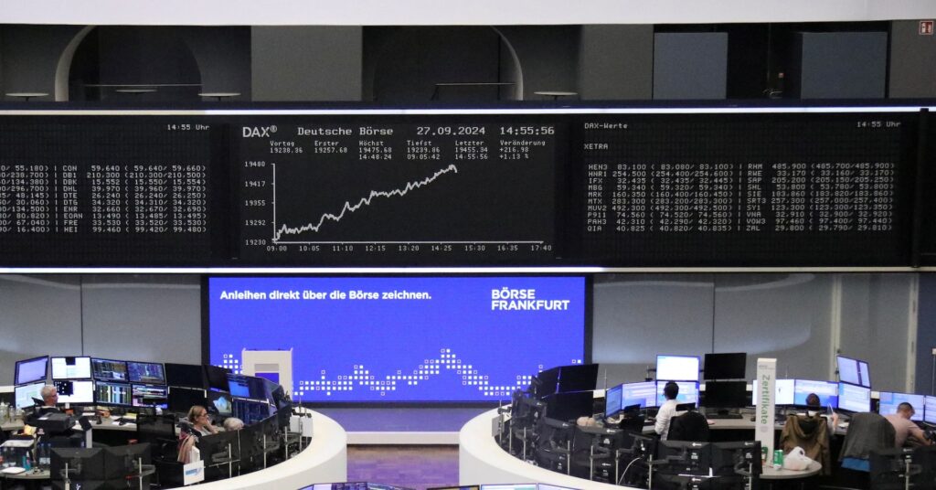 European shares close lower on growing fears of Iran attack on Israel