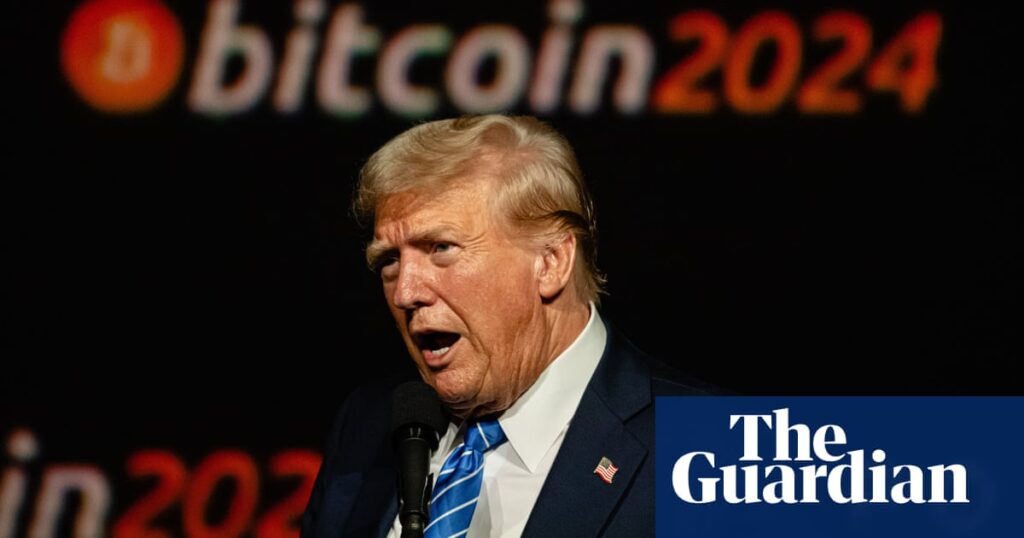 Bitcoin reaches record high of $75,000 as traders bet on Trump victory | Bitcoin