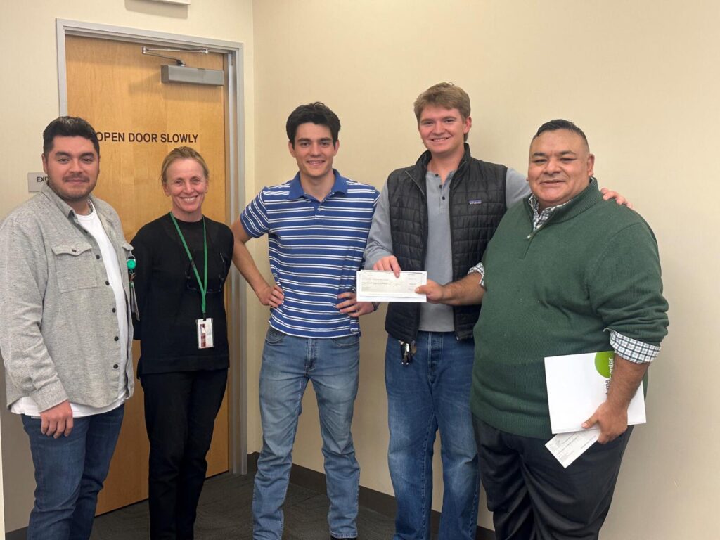 High schoolers donate $5,000 generated through cryptocurrency to Petaluma Health Center
