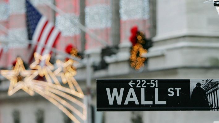 Die Wall Street in New York © imago images/UPI Photo