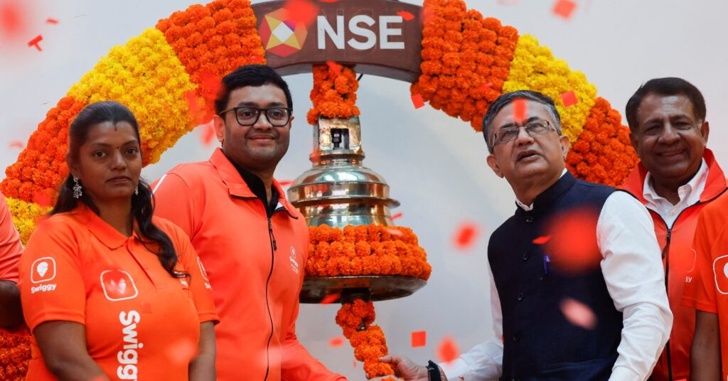 Swiggy delivers 17% surge in debut as investors bet on Indian quick commerce