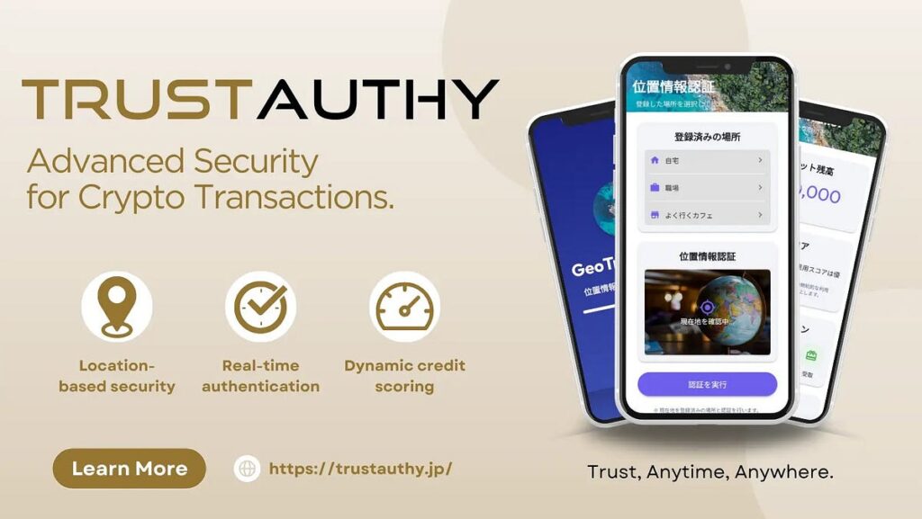 TRUSTAUTHY — An innovative location-based security solution for cryptocurrency trading | by Norbert Gehrke | Tokyo FinTech | Nov, 2024