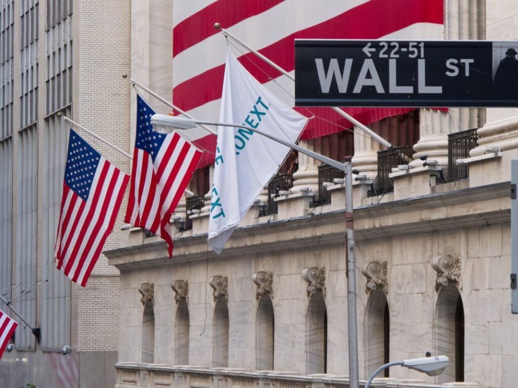 Entrance to the New York Stock Exchange